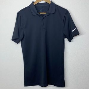 Men’s black Nike polo, small